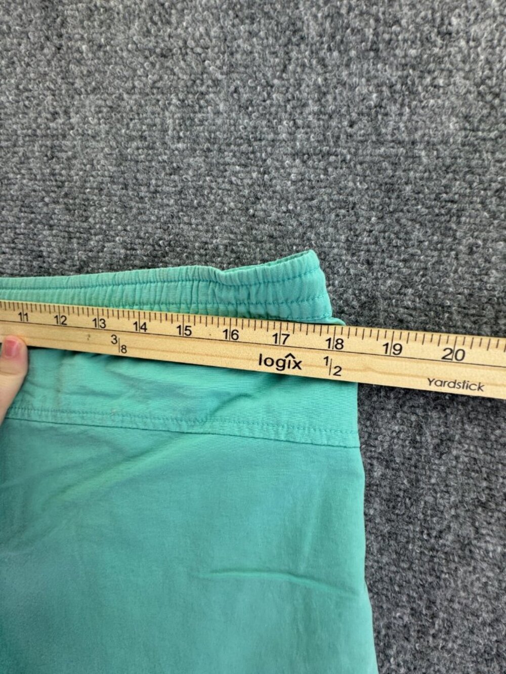 Patagonia Women Casual Outdoors Hiking Shorts Bottoms Elastic Medium Blue - Picture 15 of 16